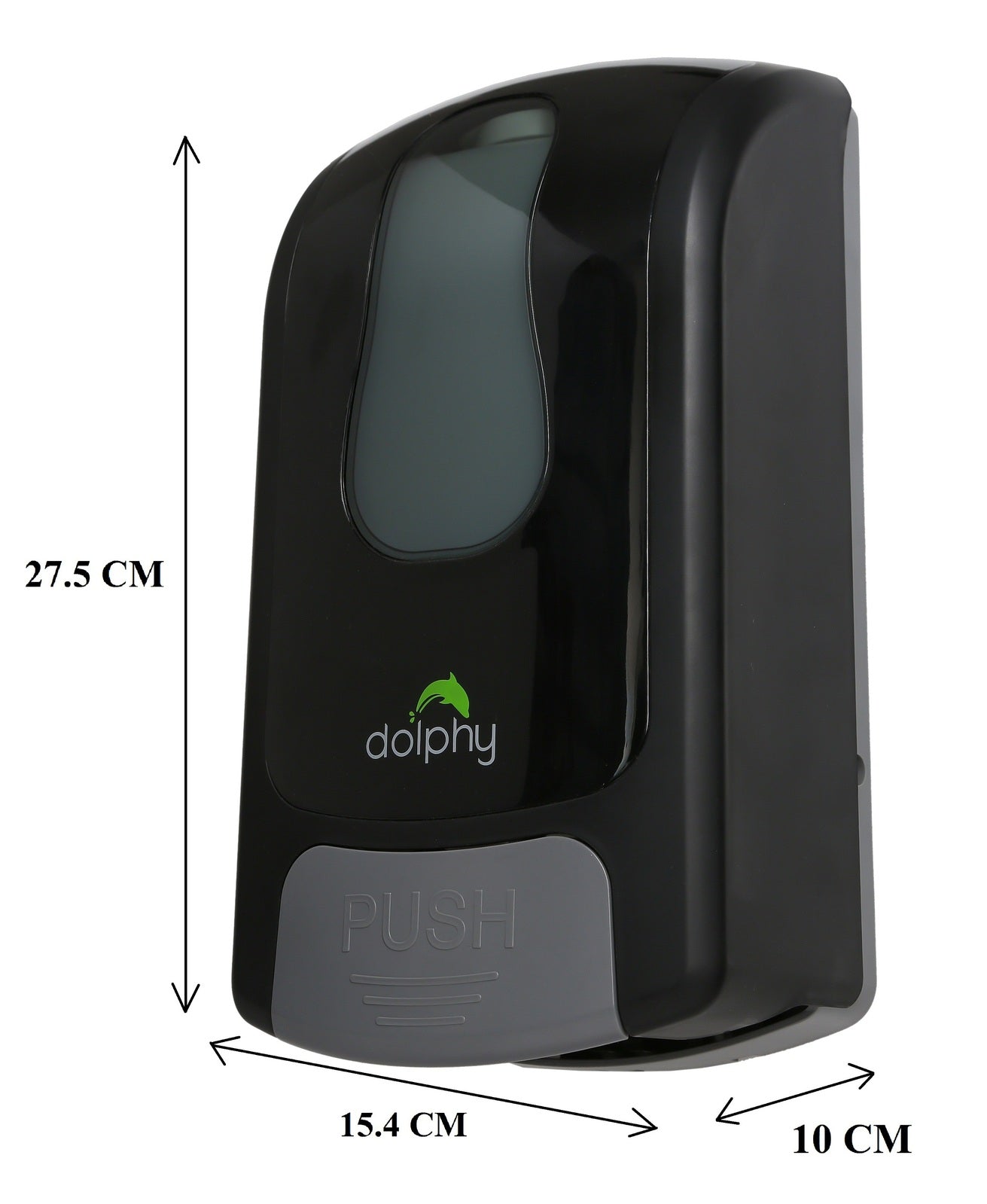Manual Foam Soap Dispenser 1000ml Refillable - Black