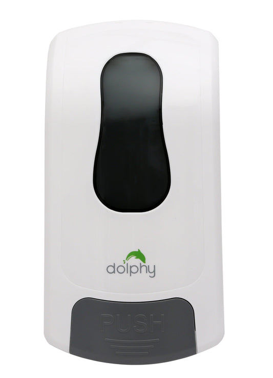 Manual Soap & Sanitiser Spray Dispenser 1L Refillable - White