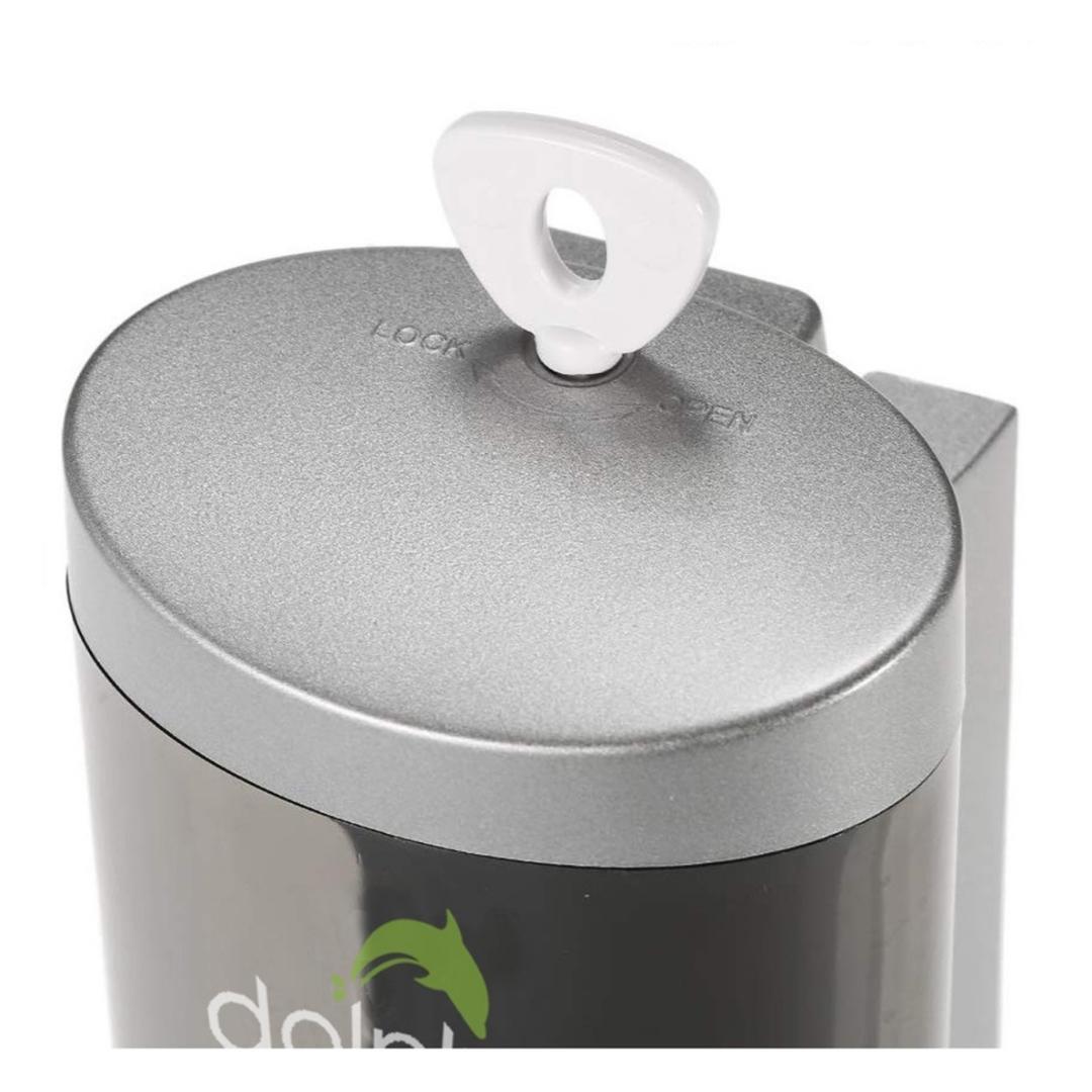 Manual Liquid Soap Dispenser 200ml Transparent Bathroom