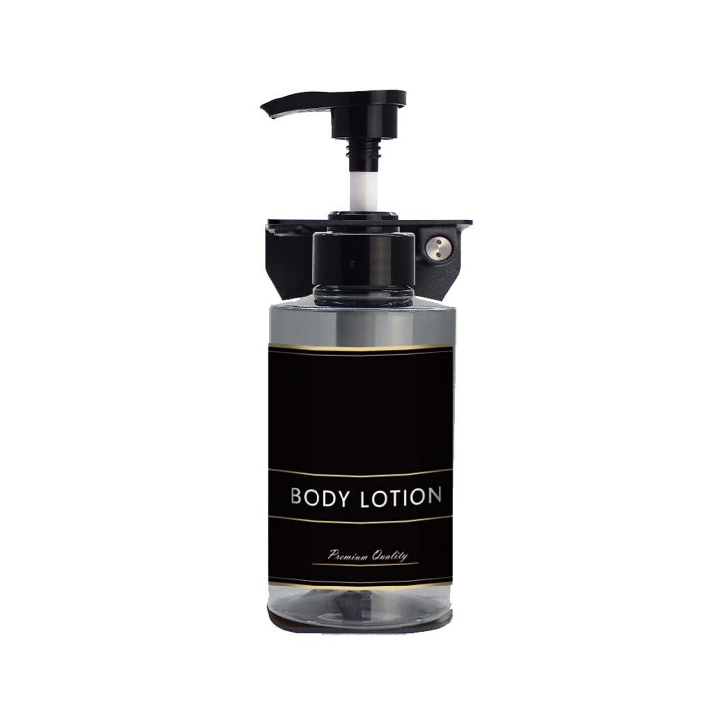 Manual Liquid Soap Dispenser 300ml Transparent - Black