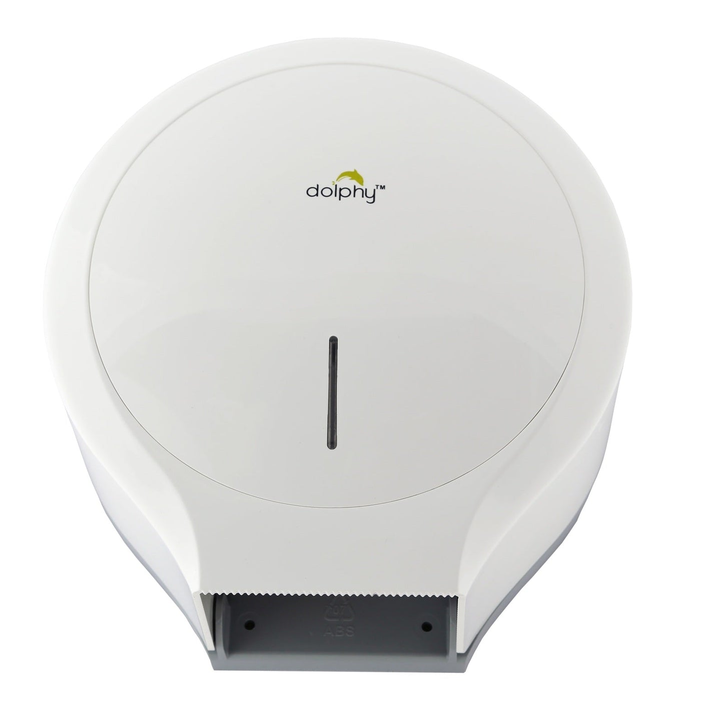 Classic Jumbo Toilet Paper Roll Dispenser Lockable - White