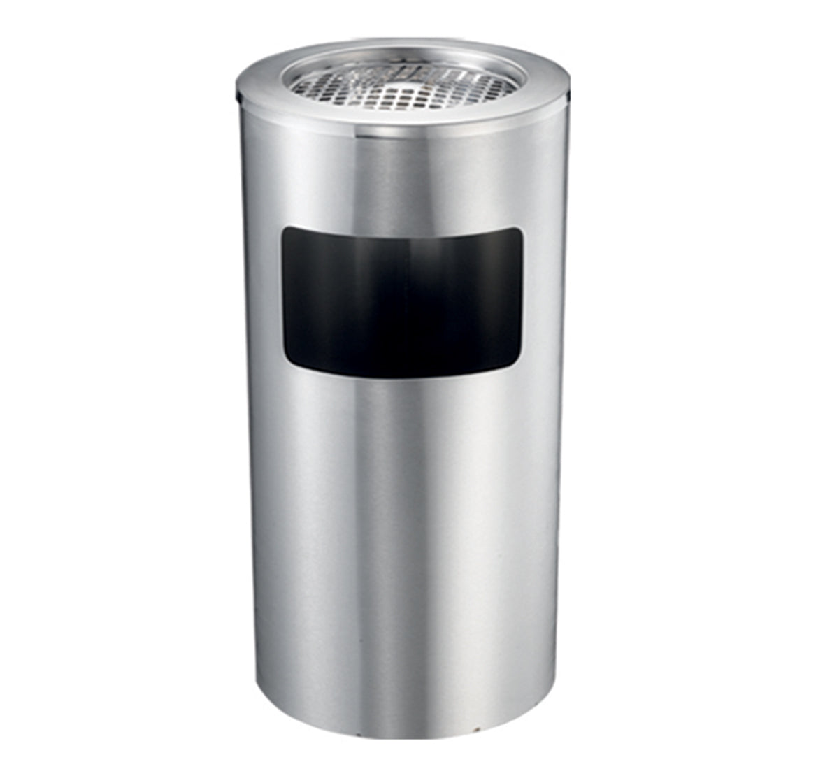 Stainless Steel Lobby Bin with Ashtray 10L Hotel Commercial