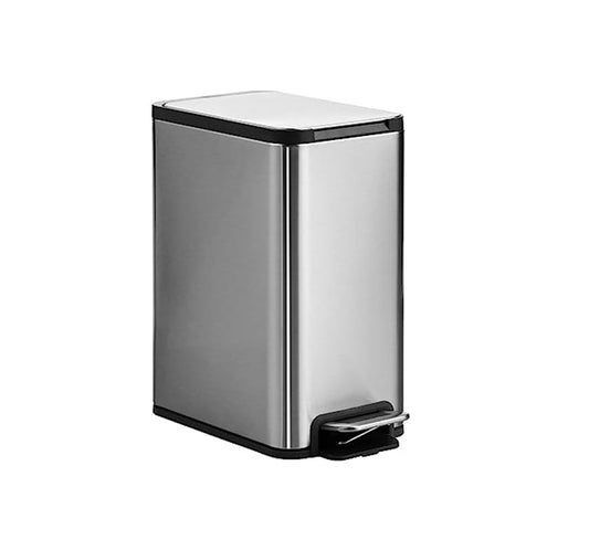 5L Stainless Steel Indoor Pedal Bin Foot Operated