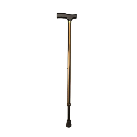 T-Handle Walking Stick - Bronze