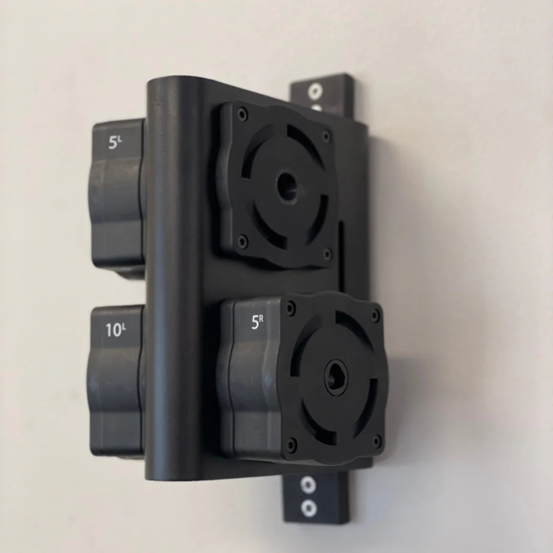 ANCORE Plate Dock — Wall-Mounted Resistance Plate Storage