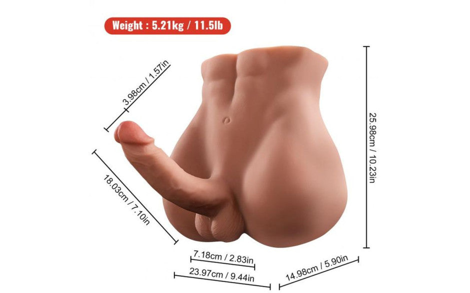 Bartlett 5kg USB Auto Thrusting 15cm Male Cock and Ass