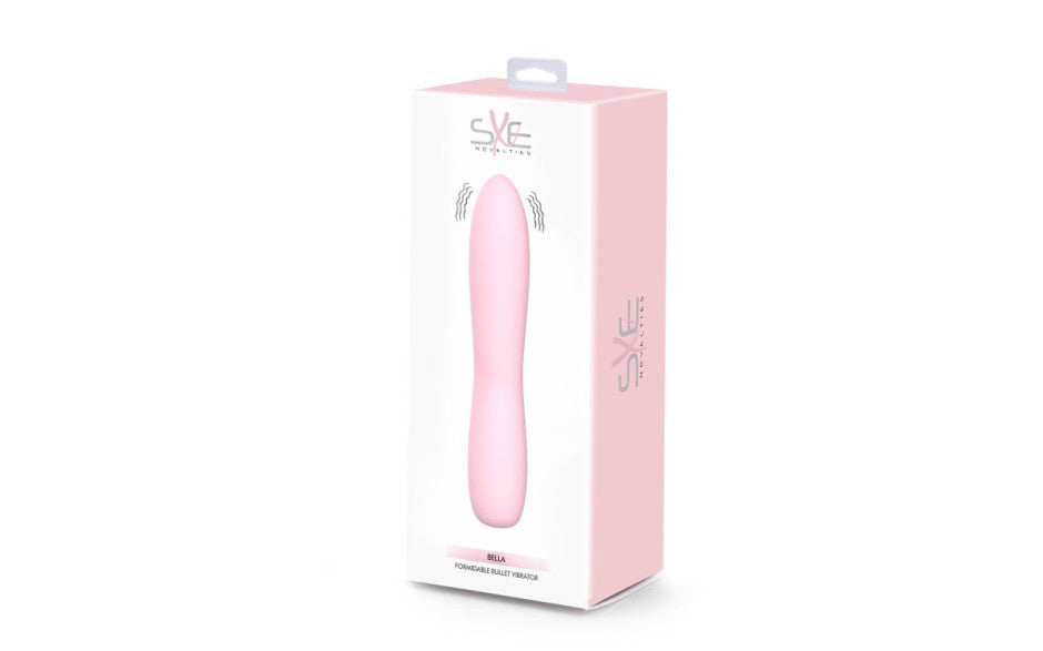 Bella Silicone 140mm Bullet Massager Pink