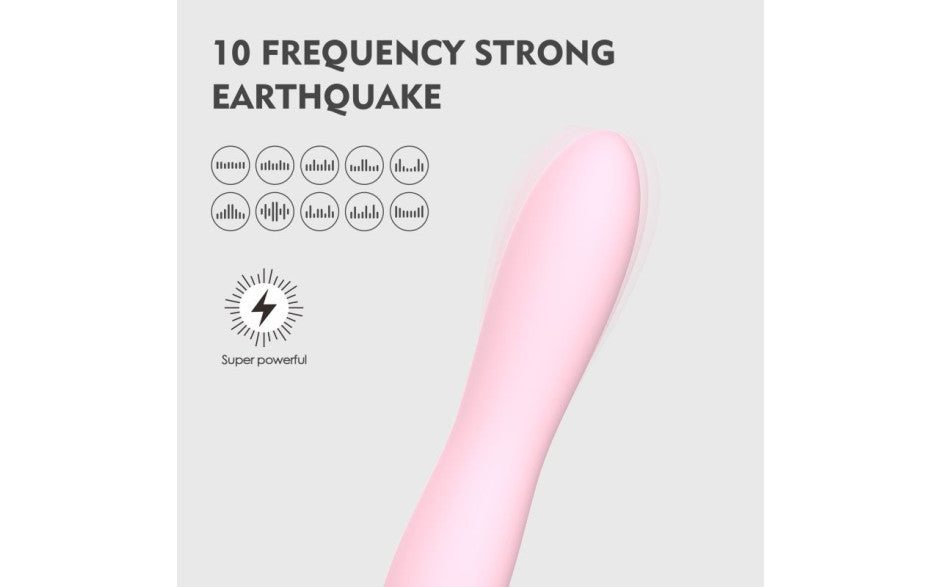 Bella Silicone 140mm Bullet Massager Pink