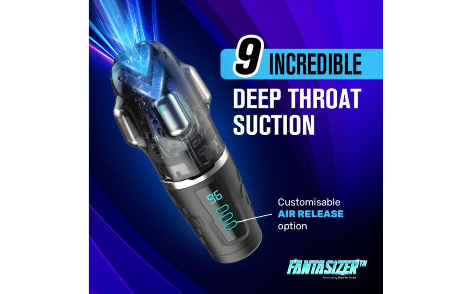 Hypershaker Automatic App Controlled LCD Masturbator Black
