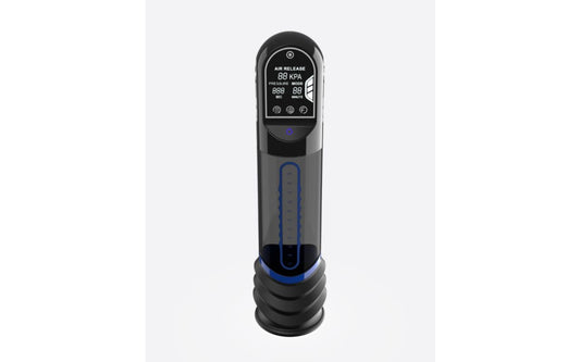 ISP90 Curve Infrared Automatic LCD Penis Pump Blue