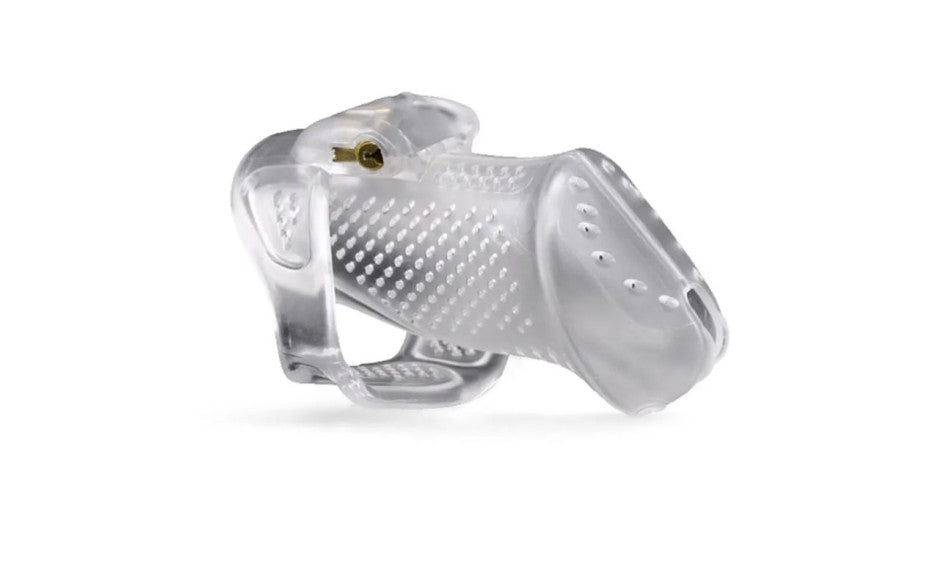 Brutus Airmesh Chastity Cage Clear