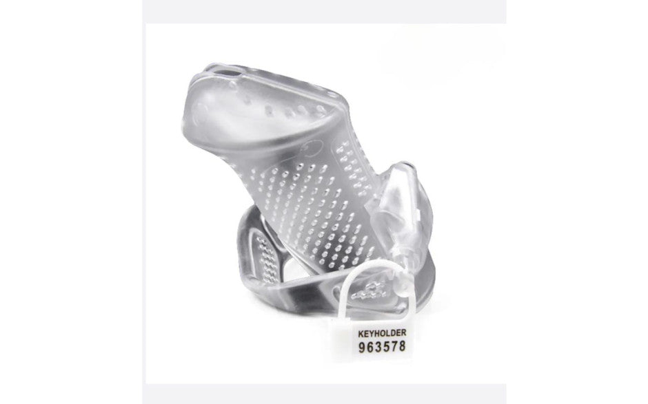 Brutus Airmesh Chastity Cage Clear