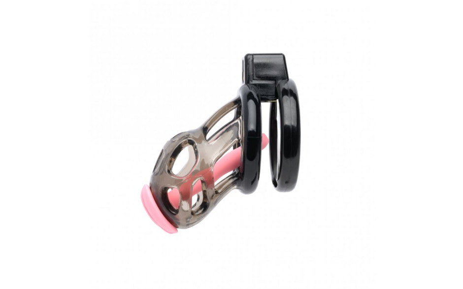 Gladiator Size 1 Soft Cock Cage with Pussification Plug