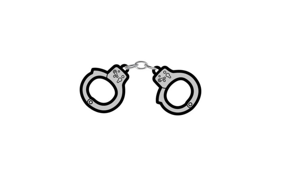 Handcuffs Enamel Pin