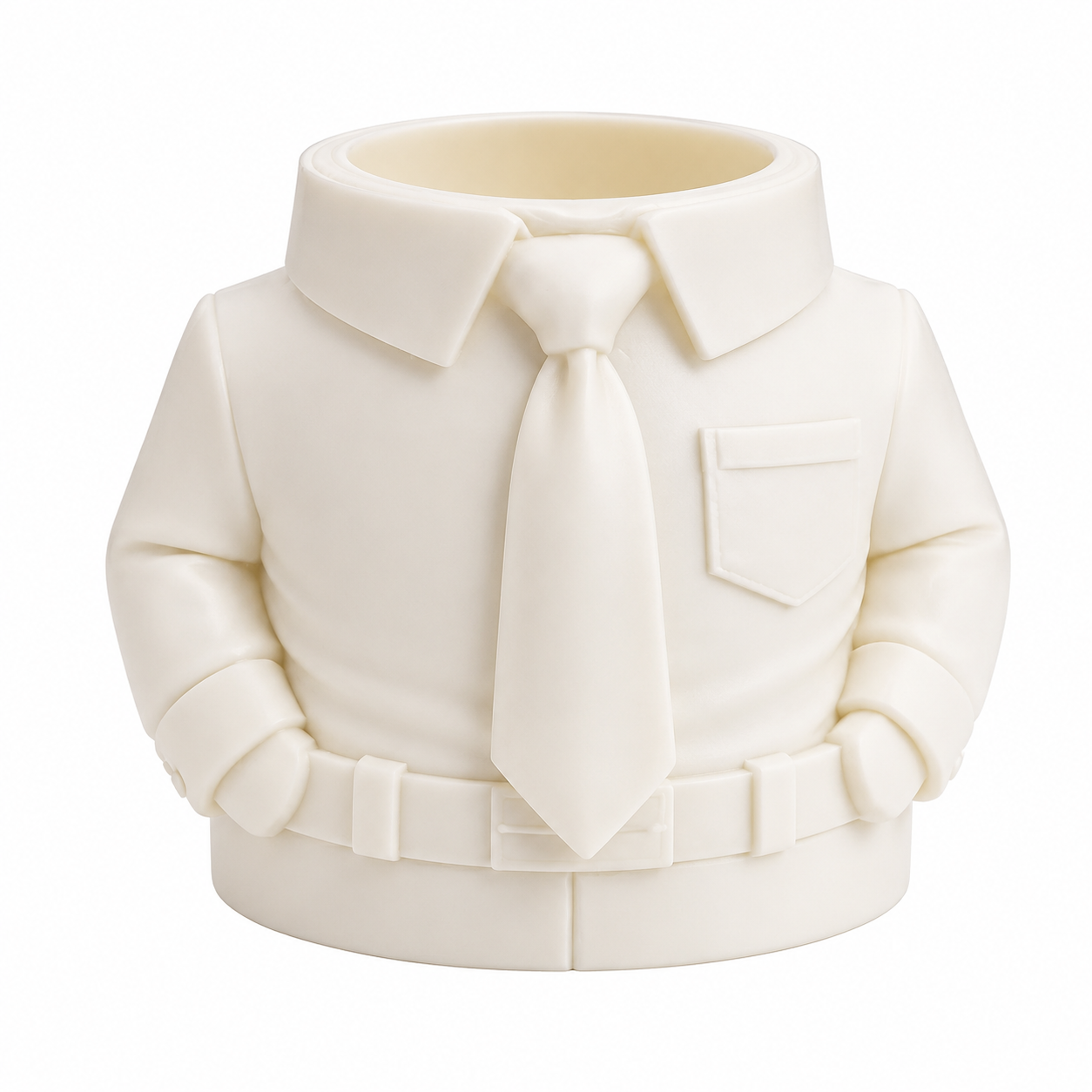 Shirt & Tie Pen Holder – Stylish 3D Printed Desk Organizer