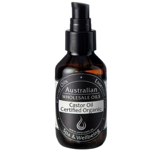 Australian Wholesale Oils Certified Organic Castor Oil 100 ml