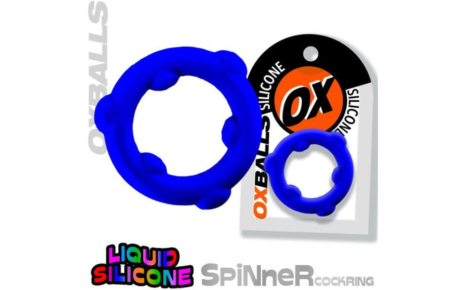 Spinner Silicone Ring Blue