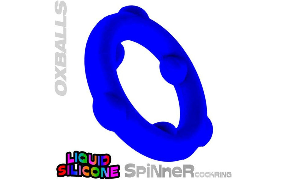 Spinner Silicone Ring Blue