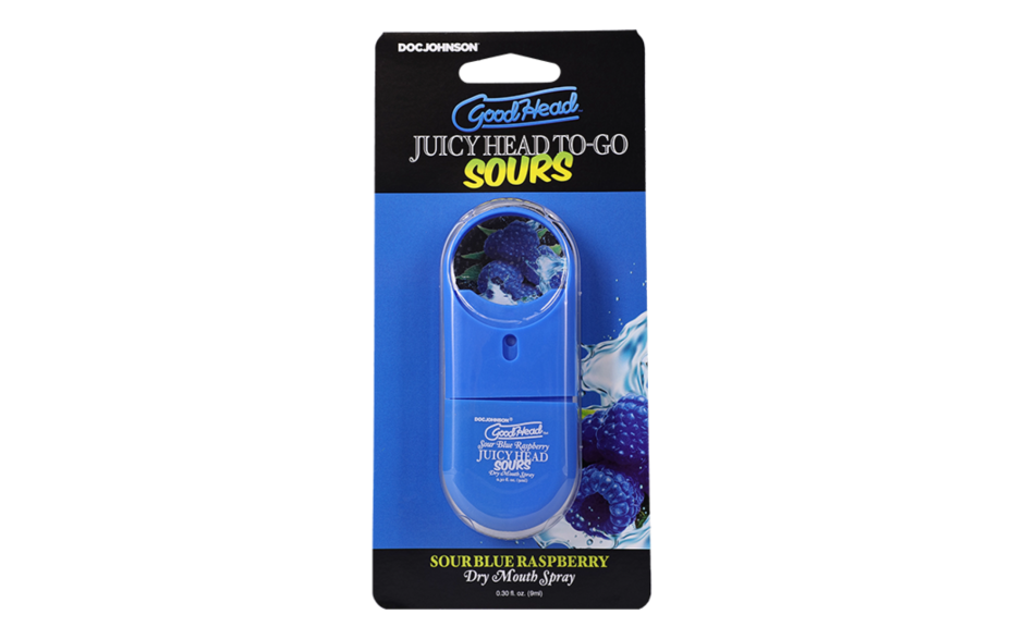 GoodHead Juicy Head Spray To-Go Sour Blue Raspberry 9ml