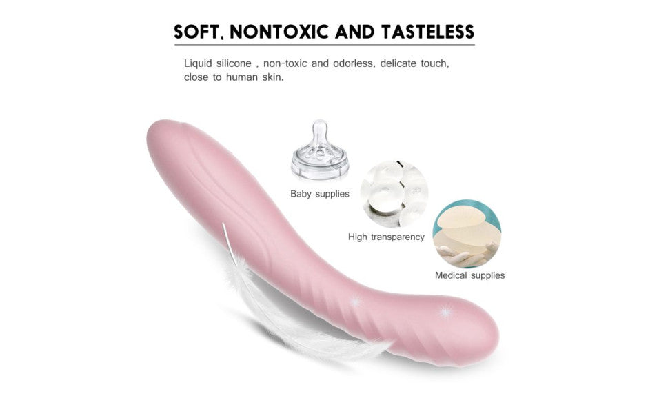 Maya Curve Silicone Vibrator Pink