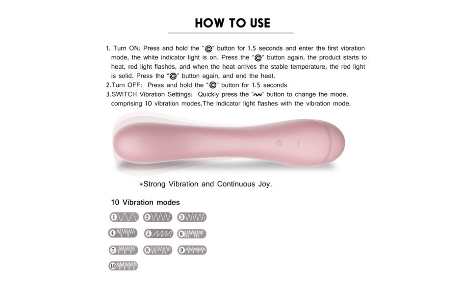 Maya Curve Silicone Vibrator Pink