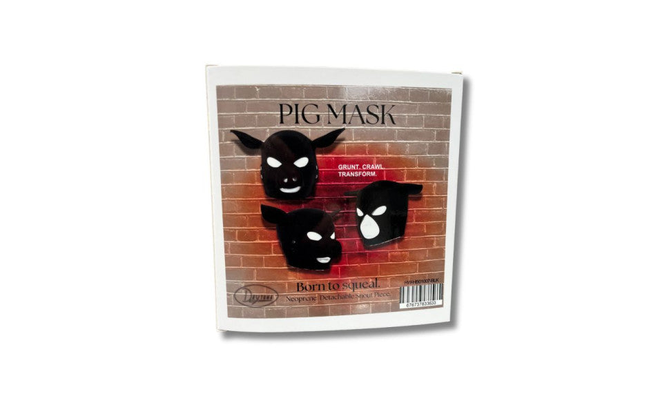Neoprene Pig Mask Black