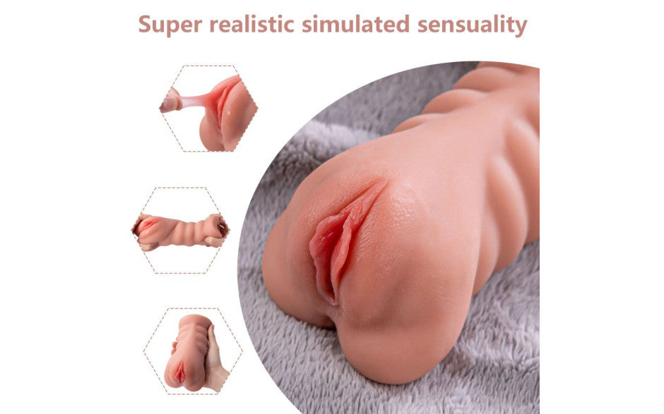 Ramar Realistic Vibrating Anal Vaginal Masturbator