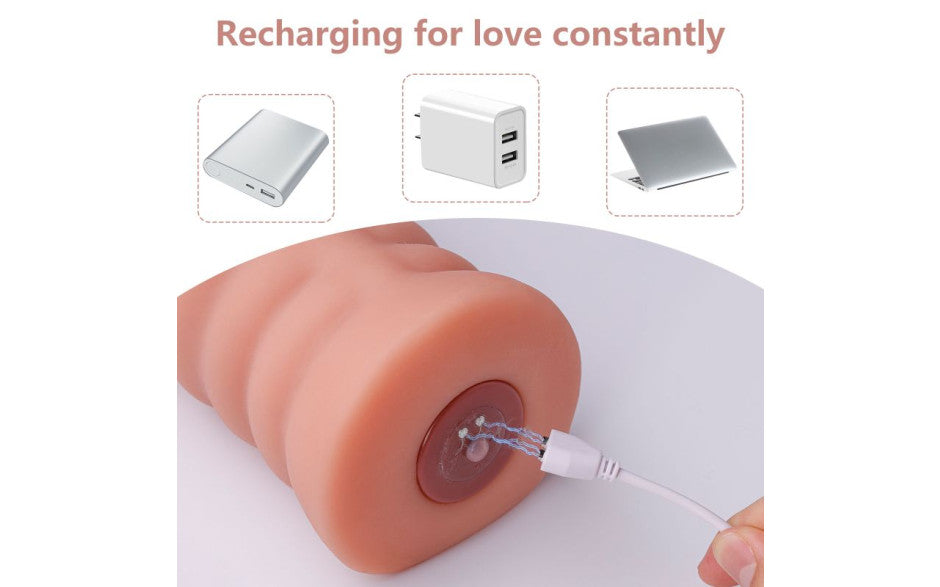 Ramar Realistic Vibrating Anal Vaginal Masturbator