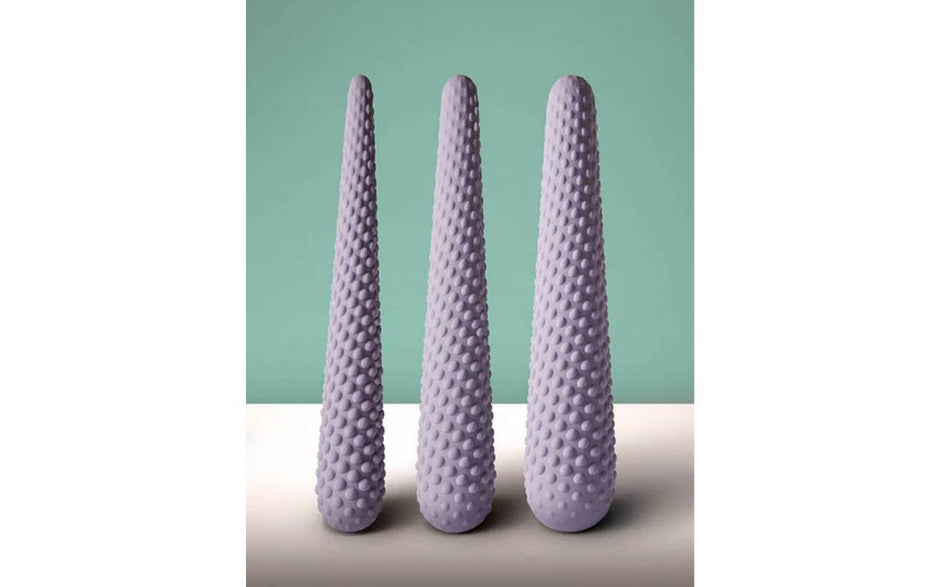 Silicone Vaginal Dilator Set 3 Progressive Sizes Velvet Touch Body Safe Therapy Kit