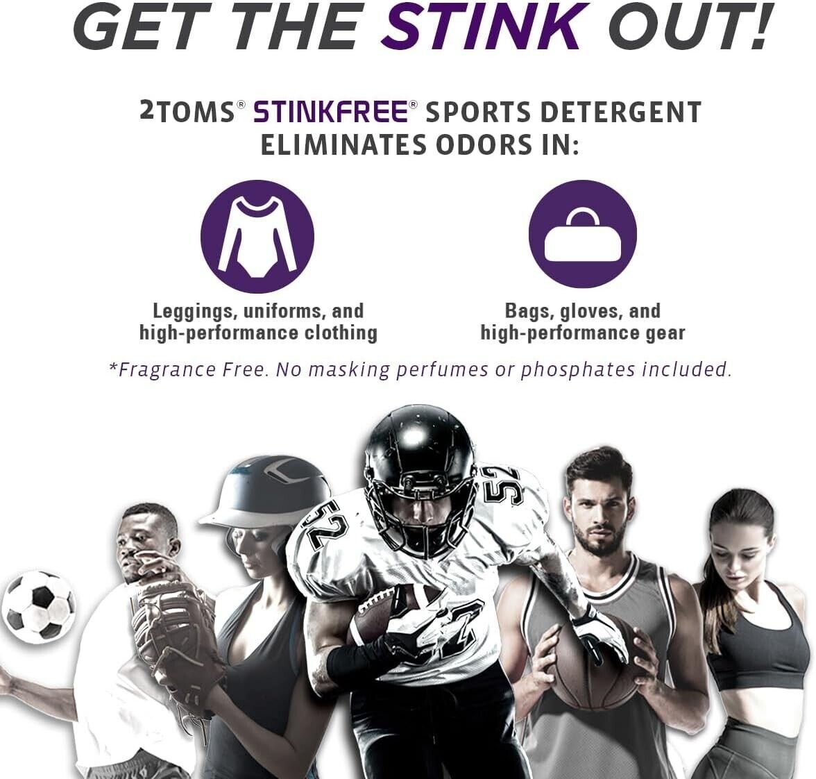 2Toms StinkFree Sports Laundry Detergent