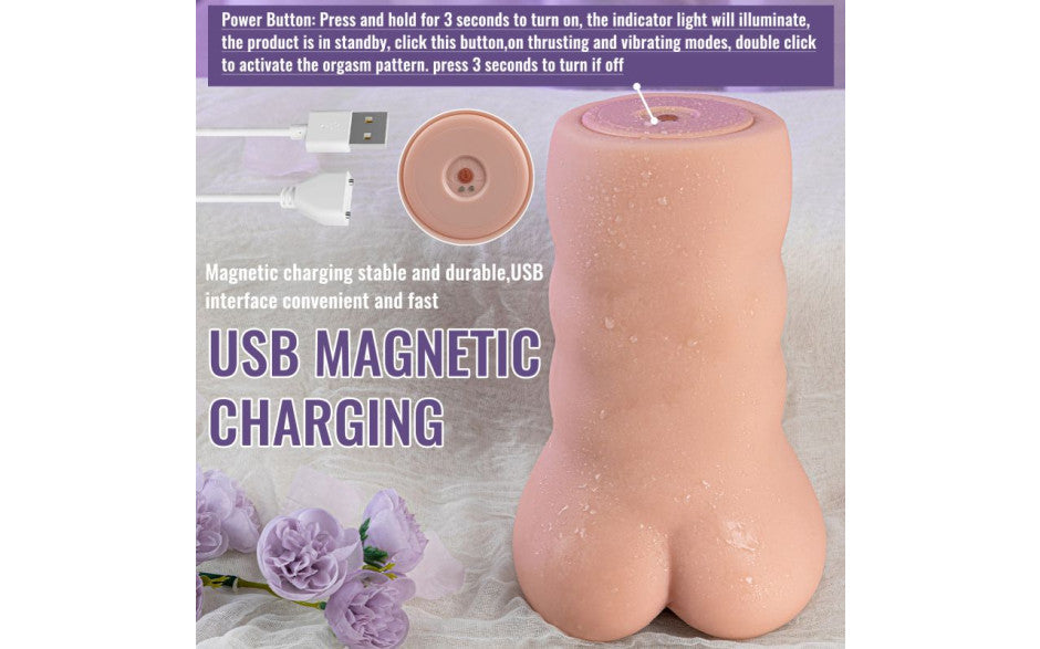 Sora App Controlled Thrusting Vibrating Realistic Vaginal Masturbator