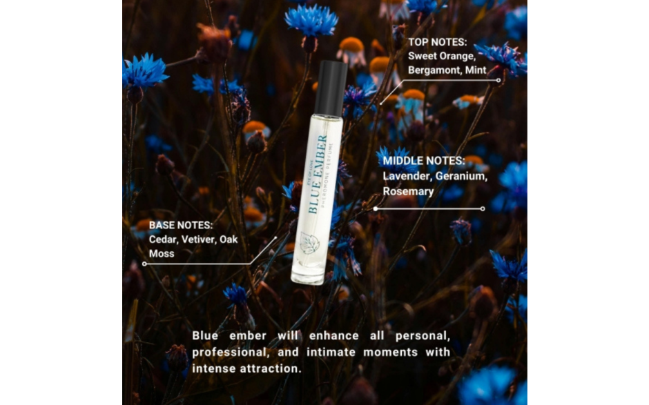 Bloom Pheromone Body Spray Blue Ember Attract Her 10ml
