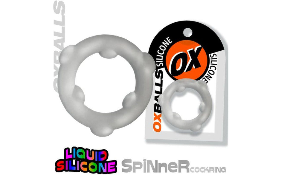 Spinner Silicone Ring Clear