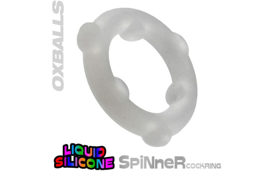 Spinner Silicone Ring Clear